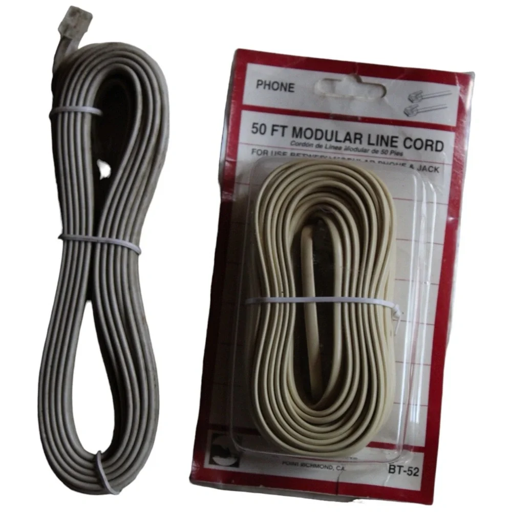 (2) 50’ Modular Phone Cords